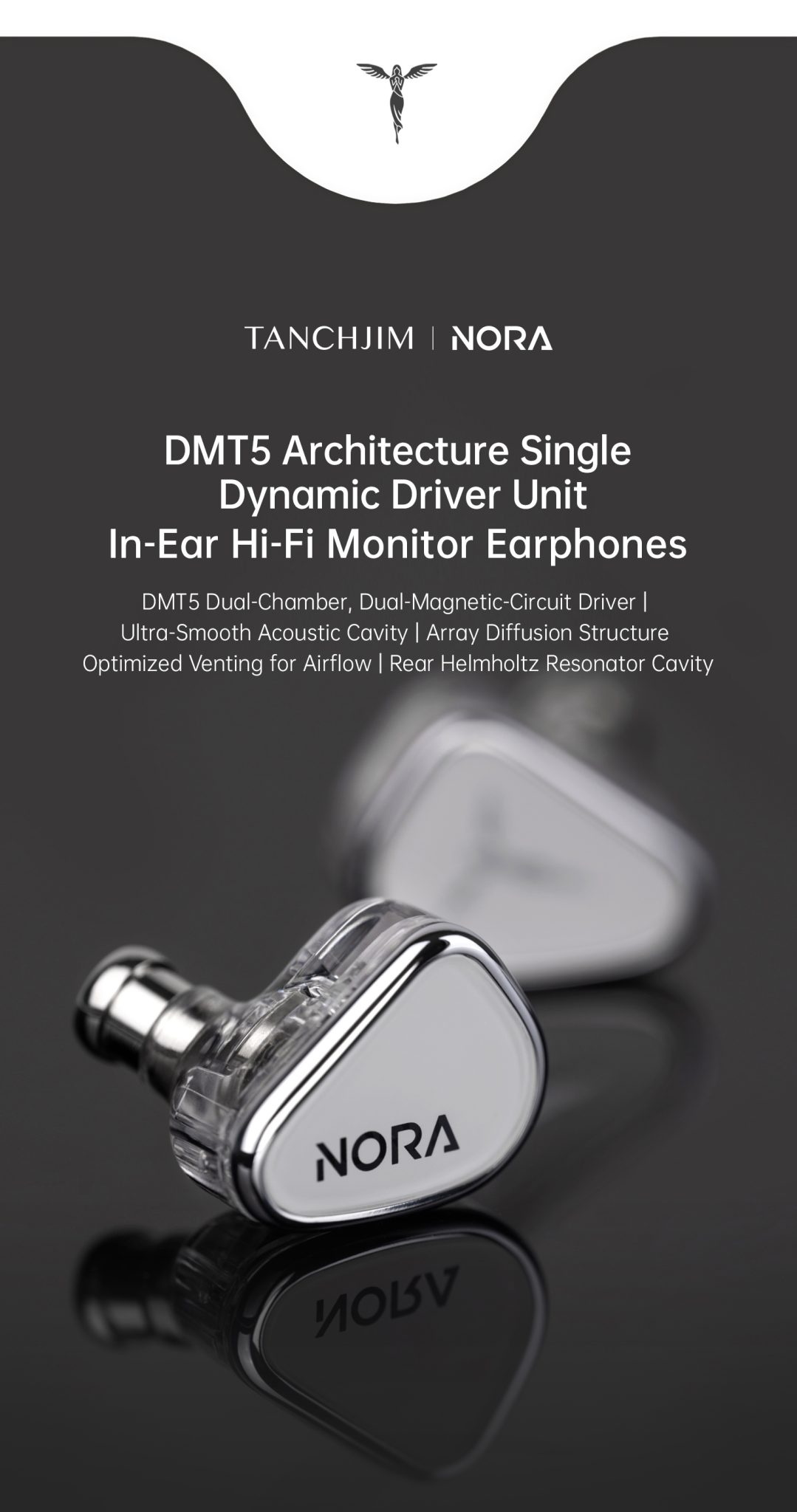 NORA - TANCHJIM | DMT5架构单动圈 | 入耳式HIFI监听耳机